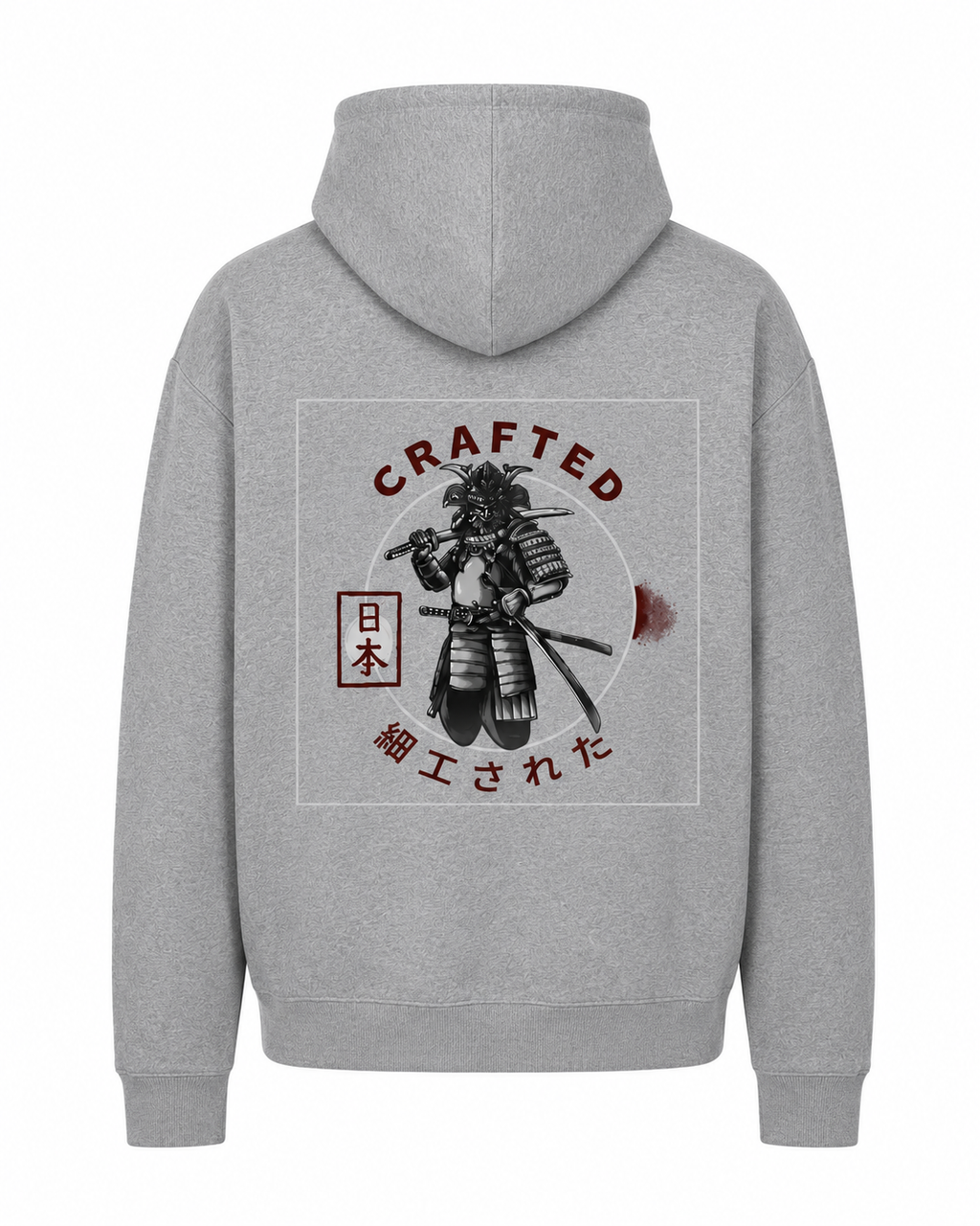 CRFTD Samurai Hoodie – Heather Grey Medium