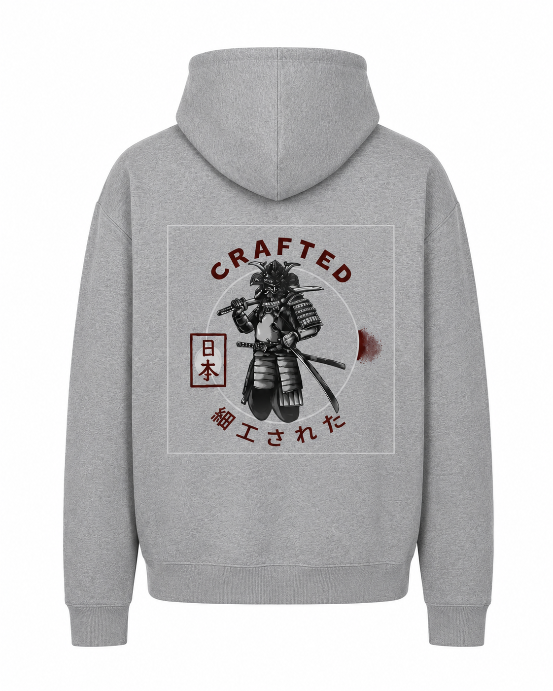 CRFTD Samurai Hoodie – Heather Grey Medium