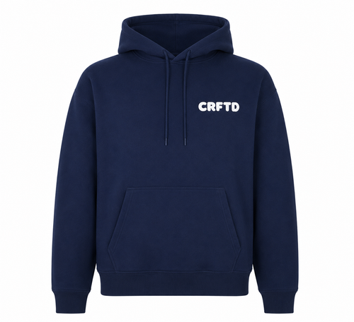 CRFTD Great Wave Hoodie – Navy - Medium