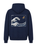CRFTD Great Wave Hoodie – Navy - Medium