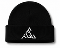 TCC Beanie – Black / White Triangle Logo